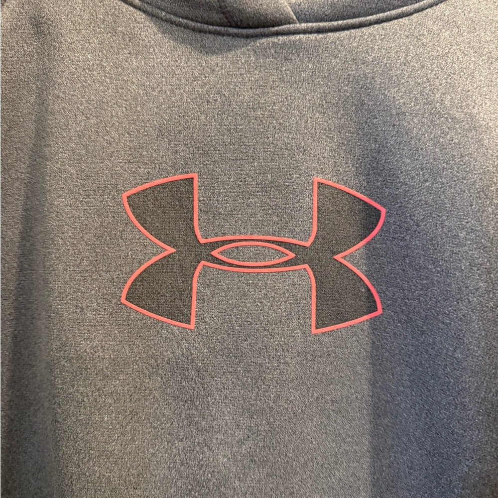 Women’s Under Armour Gray Hoodie with pink